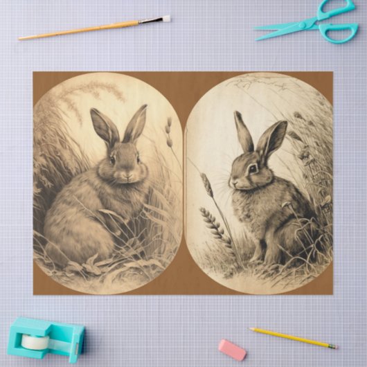  Bunnieslijfpapier Tissuepapier (Craft)