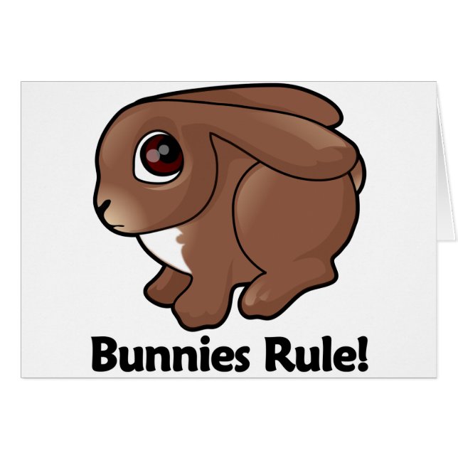Bunniesregel! (Voorkant Horizontaal)