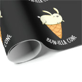 Bunnilla Cone Funny Bunny Vanilla Dark BG Cadeaupapier (Rol Hoek)