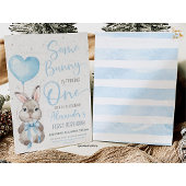 Bunny 1st Birthday Boy Kaart