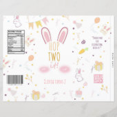 Bunny 2e Verjaardag Chip Bag Pasen Konijn Roze (Voorkant)