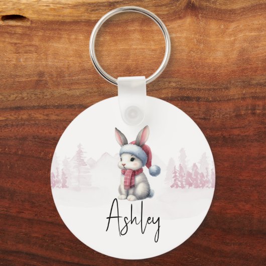 Bunny aangepaste naam sleutelhanger (Voorkant)