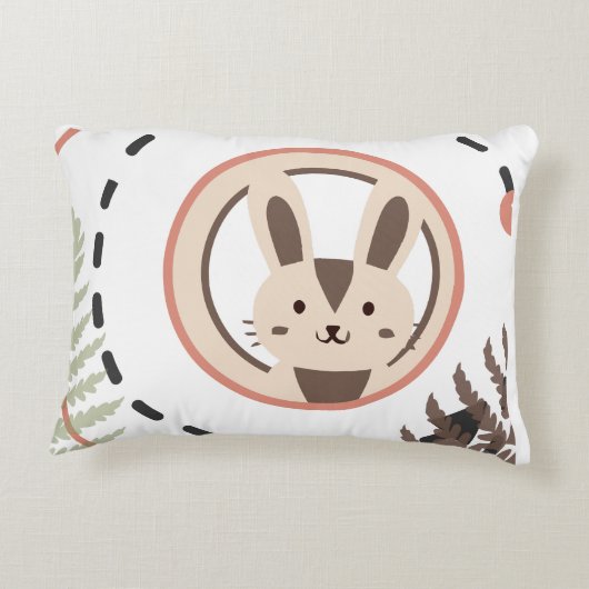 Bunny Accent Kussen (Achterkant)
