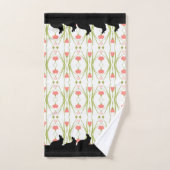 Bunny Accented Decorative Spring Bad Handdoek (Handdoek)