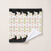 Bunny Accented Decorative Spring Bad Handdoek (Wasdoekje)