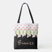Bunny Accented Designer Market Tote Bag (Achterkant)