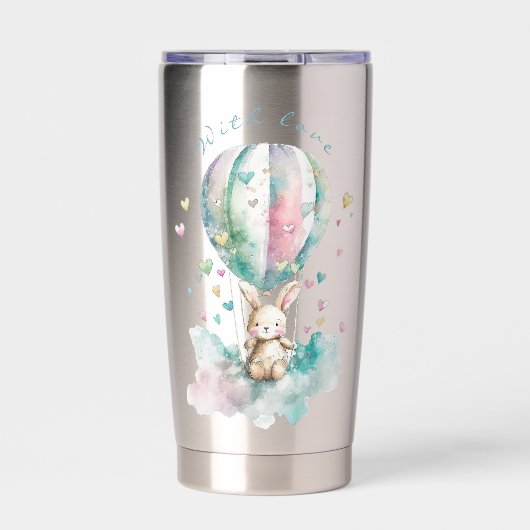 Bunny AÉRONAUTE Cup, aangepast Geïsoleerde Drinkbeker (Voorkant)