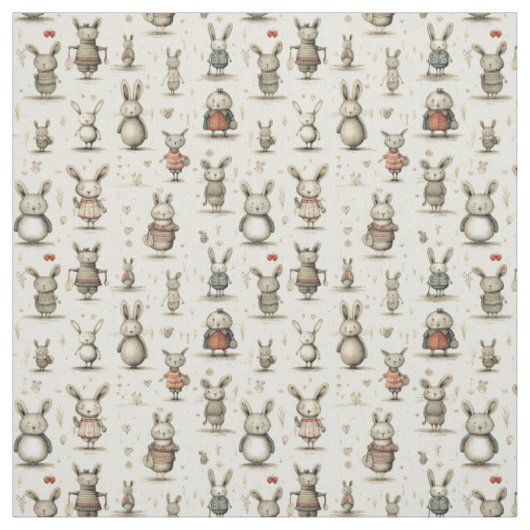 Bunny Affair: Whimsy Bunny Stof (Swatch)