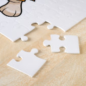 Bunny als Hairdresser met Comb & Scissors Legpuzzel (Zijkant)