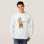 Bunny als Hairdresser met Comb & Scissors T-shirt (Voorkant volledig)