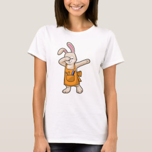 Bunny als Hairdresser met Comb & Scissors T-shirt
