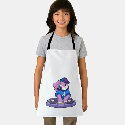 Bunny als muzikant met mixer schort (Insitu)