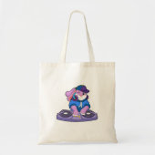 Bunny als muzikant met mixer tote bag (Voorkant)