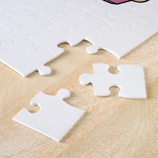 Bunny als secretaris van Laptop Legpuzzel (Zijkant)