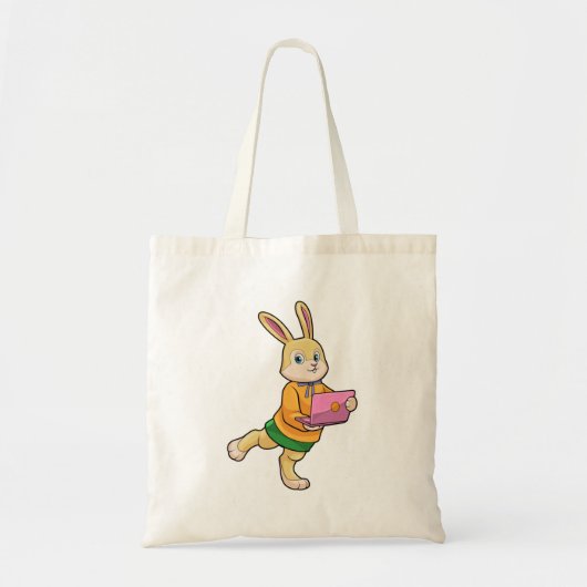 Bunny als secretaris van Laptop Tote Bag (Voorkant)