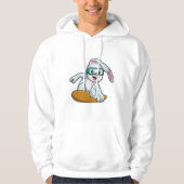 Bunny als Snowboarder met Snowboard Hoodie (Voorkant)