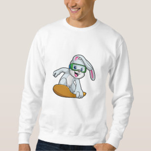 Bunny als Snowboarder met Snowboard Trui