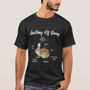 Bunny Anatomy Rabbit Lover Bunny Ma Funny Bunny L T-shirt