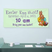 Bunny and Chick Easter Egg Hunt Banner (Beurs)