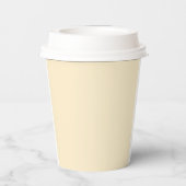 Bunny and Child Photo Oval Frame Easter Papieren Bekers (Achterkant)