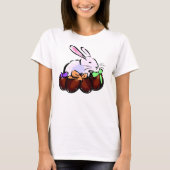 Bunny and Chocolate Eggs T-Shirt (Voorkant)