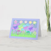 Bunny application card II Feestdagen Kaart (Voorkant)