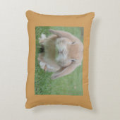 Bunny Art Kantoor Home Desk Destiny's Destiny Accent Kussen (Achterkant (Verticaal))