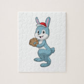 Bunny at Baseball met algemene honkbal Legpuzzel (Verticaal)