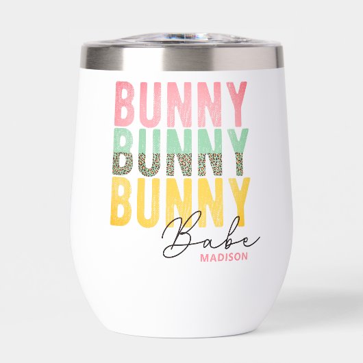 Bunny Babe Cute Modern Girly Easter, speciaal gepe (Voorkant)