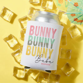 Bunny Babe Cute Modern Girly Easter, speciaal gepe Blikjeskoeler