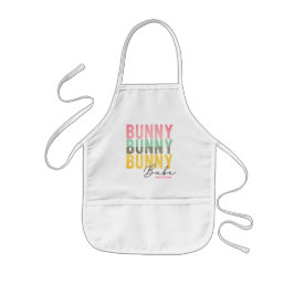 Bunny Babe Cute Modern Girly Easter, speciaal gepe Kinder Schort