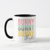 Bunny Babe Cute Modern Girly Easter, speciaal gepe Mok (Links)