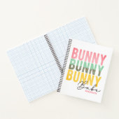 Bunny Babe Cute Modern Girly Easter, speciaal gepe Notitieboek (Binnen)