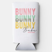 Bunny Babe Cute Modern Girly Easter, speciaal gepe Seltzer Blikjeskoeler (Voorkant)