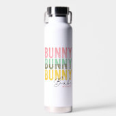 Bunny Babe Cute Modern Girly Easter, speciaal gepe Waterfles (Voorkant)