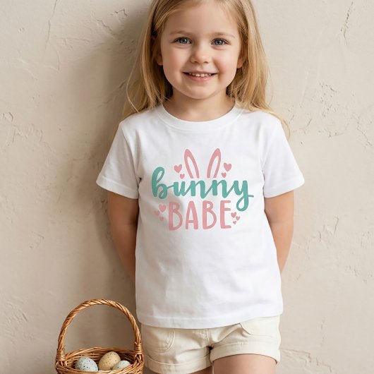 Bunny Babe Easter T-Shirt voor kinderen