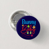 Bunny Baby-62342 Ronde Button 3,2 Cm (Voorkant /achterkant)