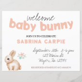 Bunny Baby Custom Sign (Achterkant)