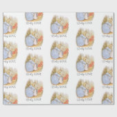 Bunny Baby Love Wrapping Paper Cadeaupapier (Vlak)