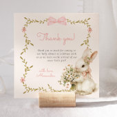  Bunny Baby shower Bedankt Card