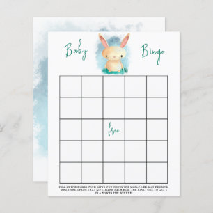 Bunny Baby shower bingo