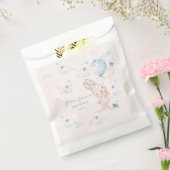 Bunny Baby shower Boy Bedankzakje (Gezegeld)