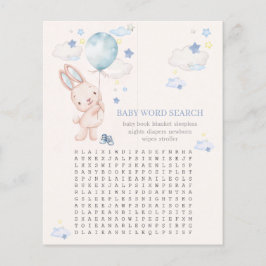 Bunny Baby shower Boy Game