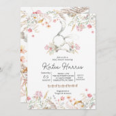 Bunny Baby shower, bunny baby Invitation Kaart (Voorkant / Achterkant)