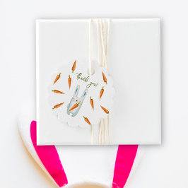 Bunny Baby shower - dank je Bedankjes Labels