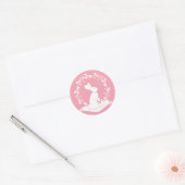 Bunny Baby shower Dank je wel voor de sticker (Envelop)
