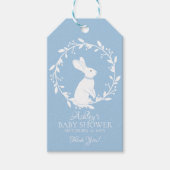 Bunny Baby shower Favor Gift Label Cadeaulabel (Voorkant)