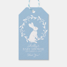 Bunny Baby shower Favor Gift Label