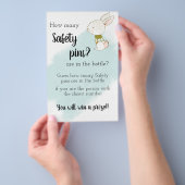 Bunny Baby shower Game Flyer (Hand)