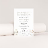 Bunny Baby shower Genderneutraal Kaart